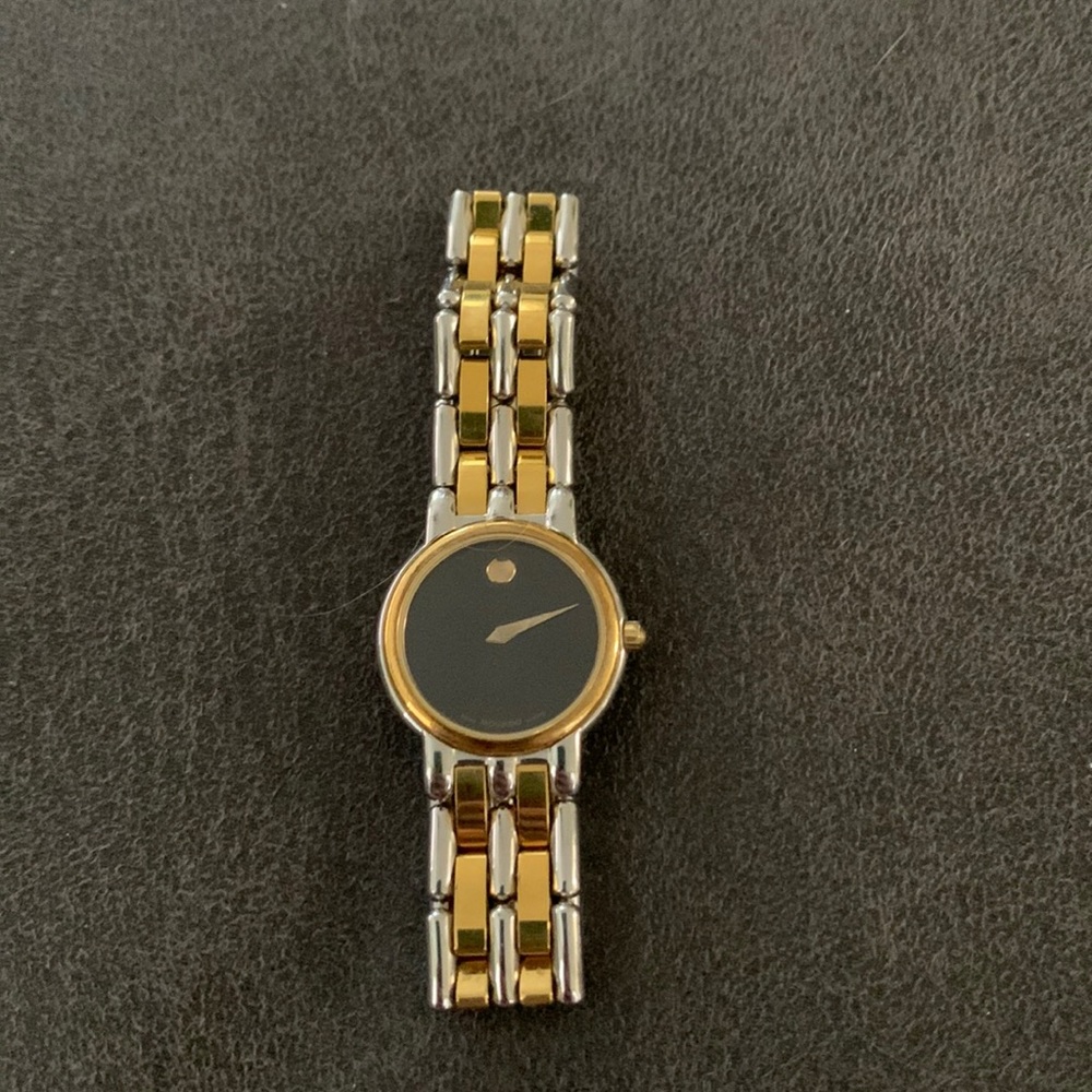 Movado two tone women’s dress watch.